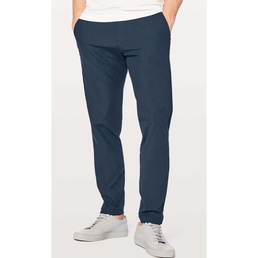 412 - LULULEMON ABC Pant Classic *34" Classic Navy in 34W