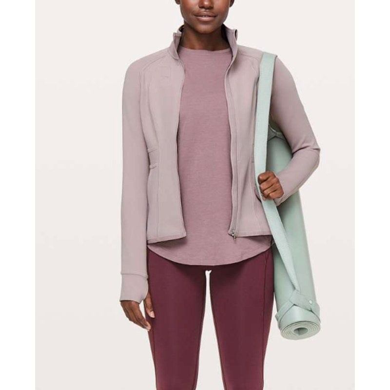 463 - Lululemon In Profile Jacket Smoky Blush n Sz 6