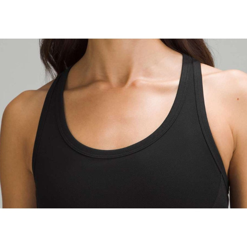 361 - Lululemon LAB Stretch Cupro Cropped Tank Top Black in Sz 10 *RARE