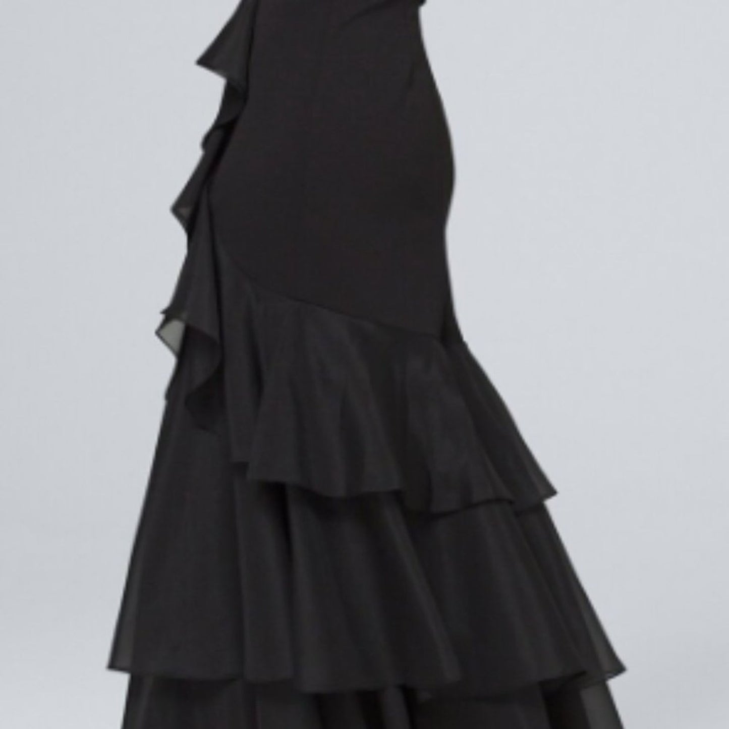 🆕  AIDAN MATTOX Ruffle-Detail Gown NWT Sz 10 ** SOLD OUT **