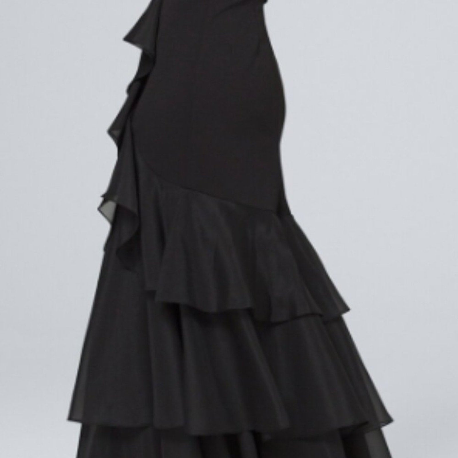 🆕  AIDAN MATTOX Ruffle-Detail Gown NWT Sz 10 ** SOLD OUT **