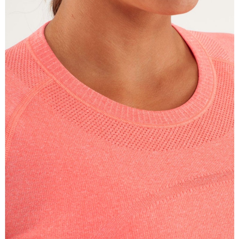 74 - LULULEMON Swiftly Tech Sht-Slve Shirt Hip Lngth in FLAREi Sz 4