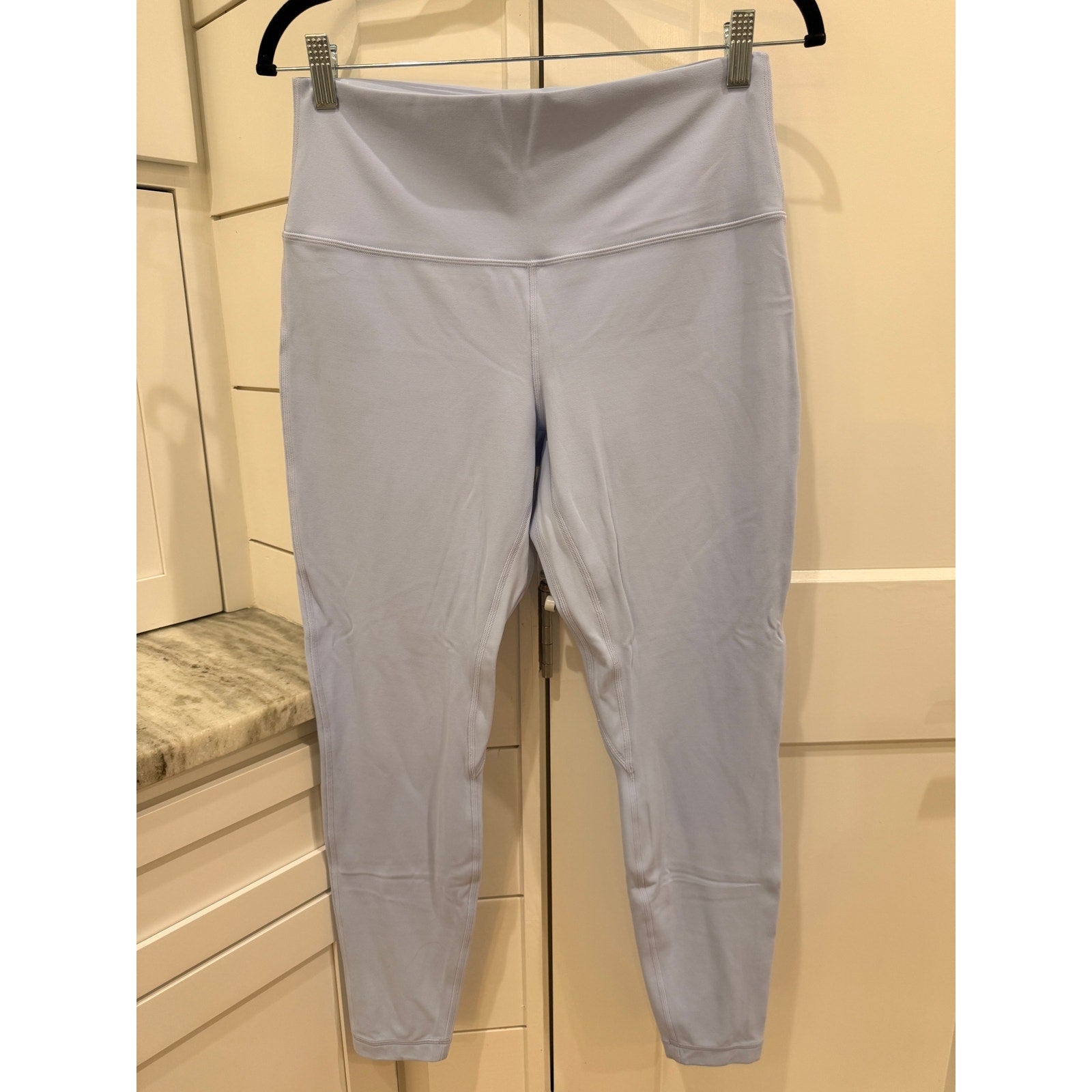 6826 LULULEMON Align High-Rise Pant 28" Blue Linen in Sz 12 *LOVED