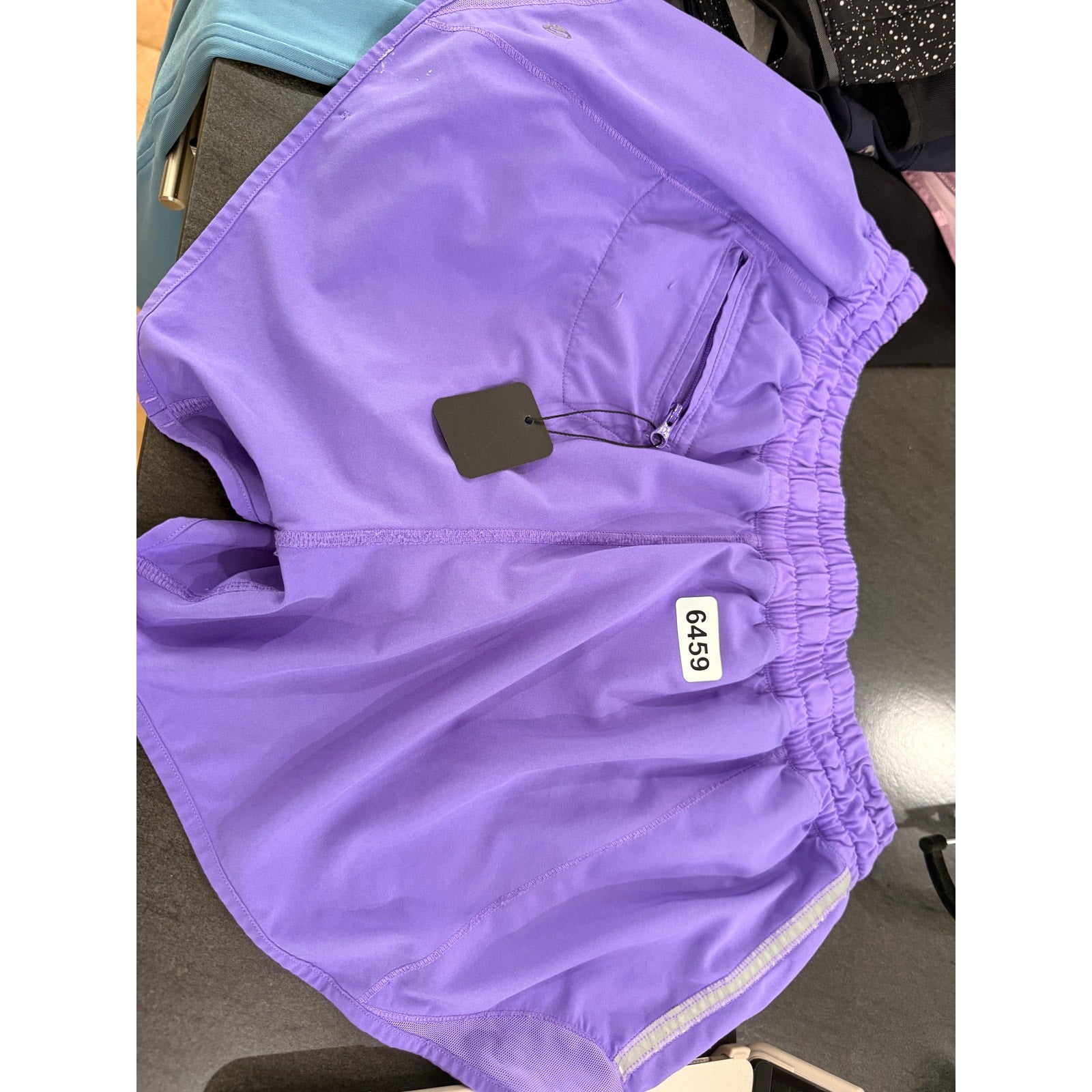 6459 Lululemon Hotty Hot Short (Long) Power Purple in Sz 6 *FLAW