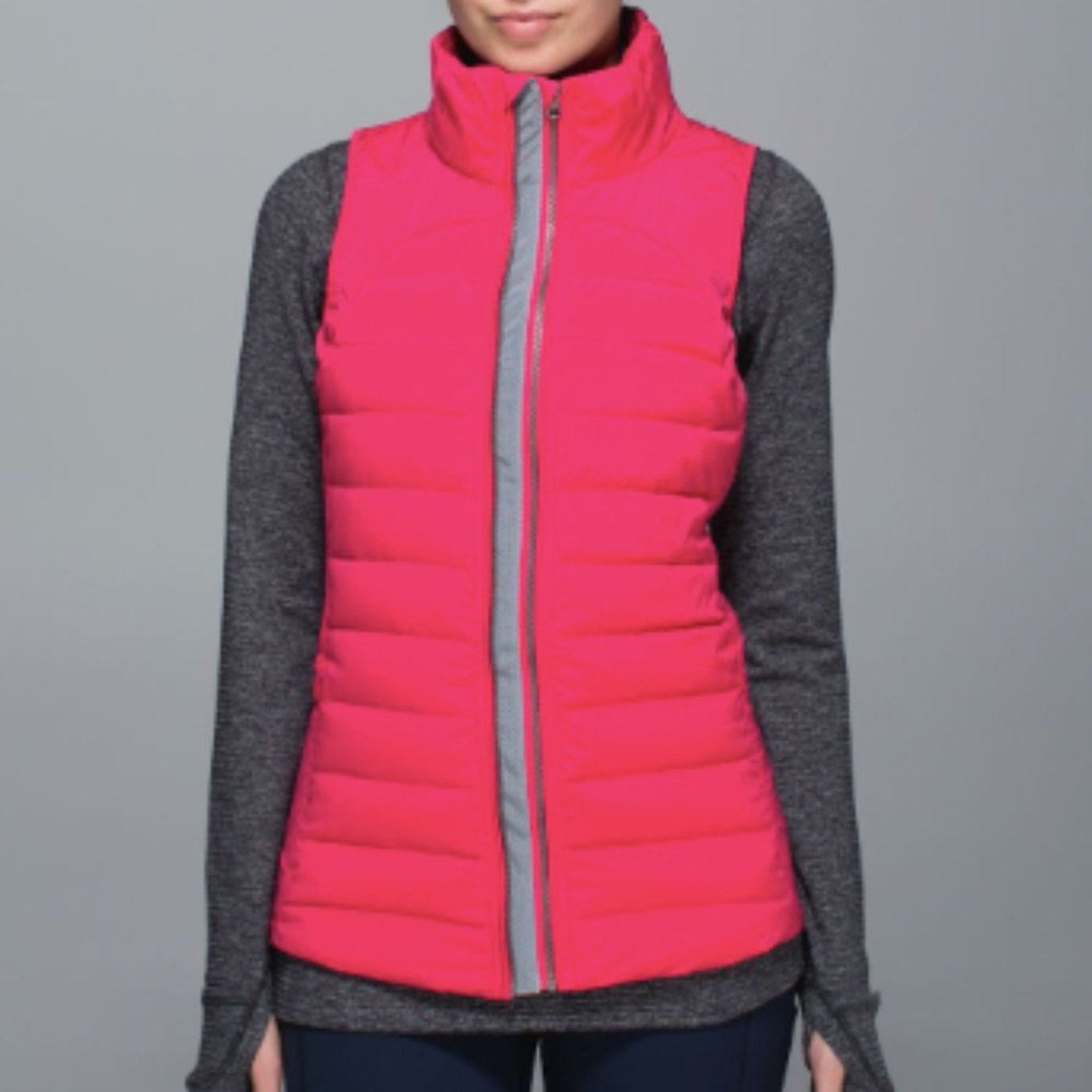 (2351) LULULEMON Fluffed Up Vest in BOOM JUICE Sz 4 **
