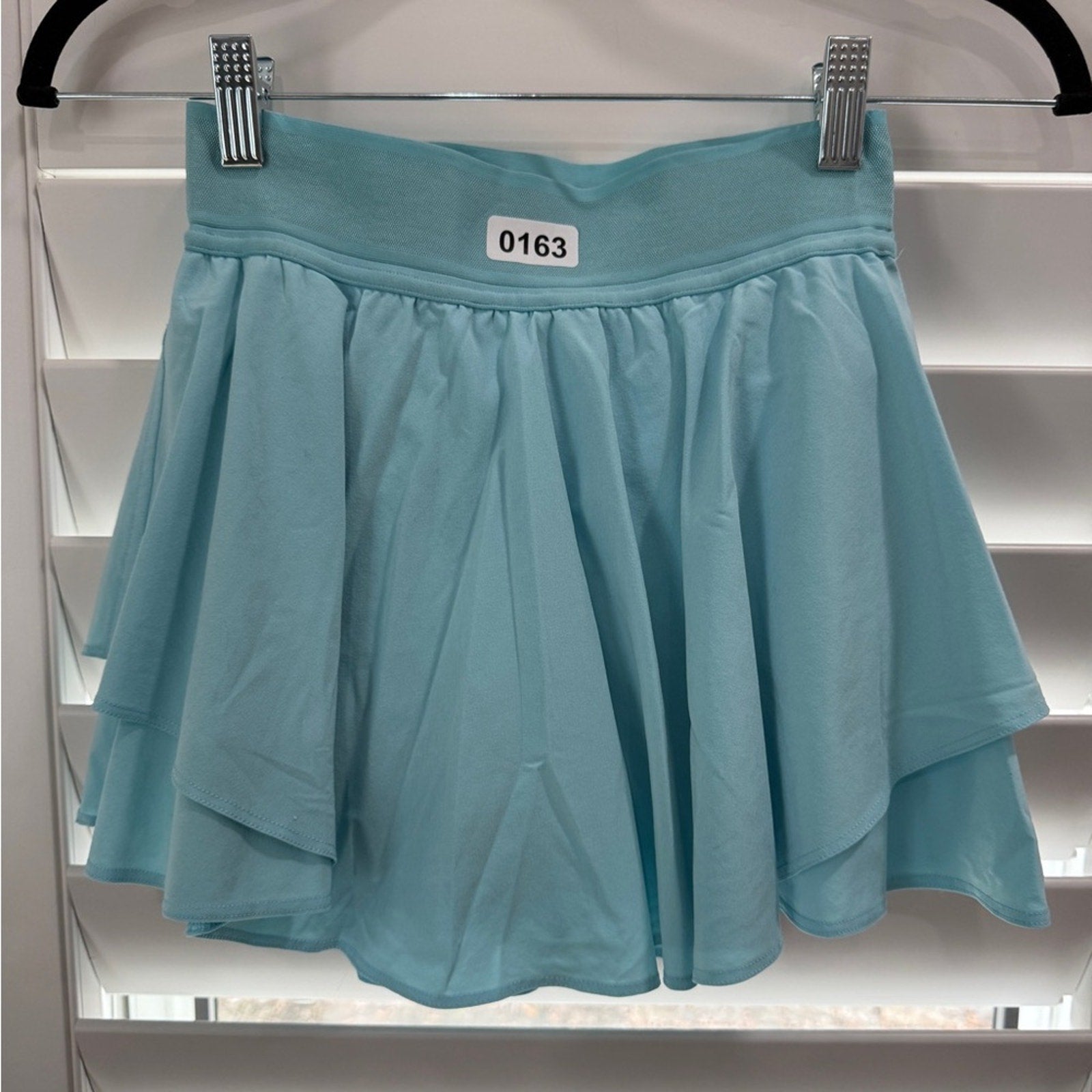 163 - Lululemon Court Rival High-Rise Skirt Cyan Blue Sz 2