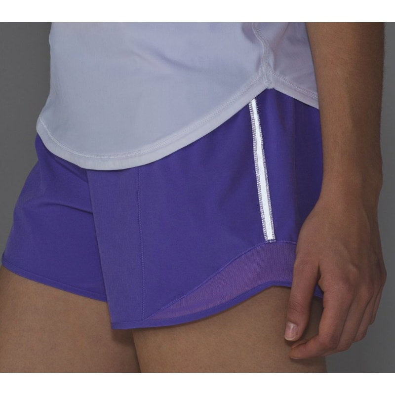 6459 Lululemon Hotty Hot Short (Long) Power Purple in Sz 6 *FLAW