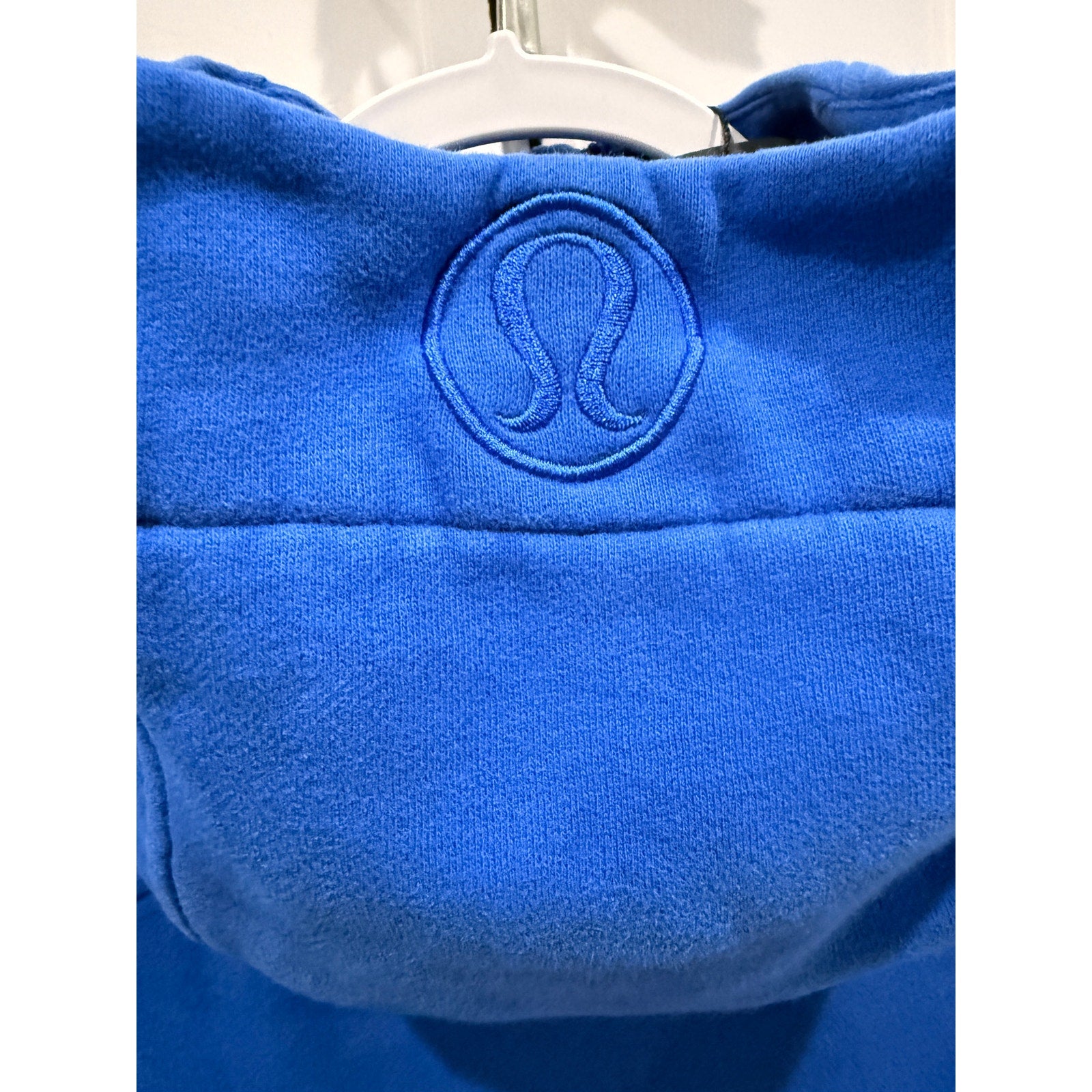 6775 Lululemon Scuba Hoodie *Light Cotton Fleece Blazer Blue Sz 6