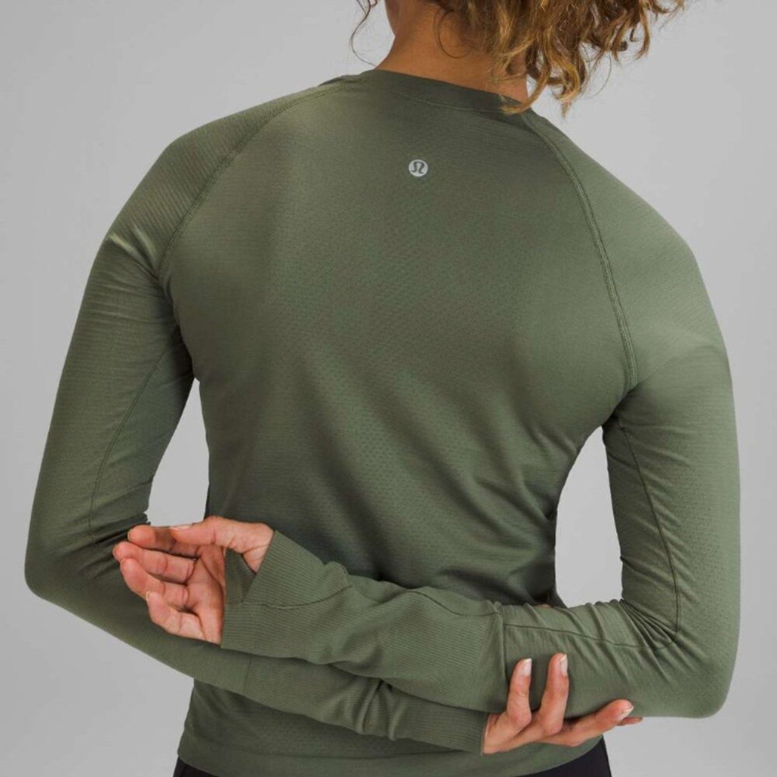 190 Lululemon Swiftly Tech Long Sleeve Shirt 2.0 *Race Length Green Twill 4