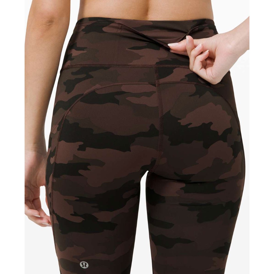 6714 LULULEMON Fast and Free Short 10" Incognito Camo Multi Grey Sz 6