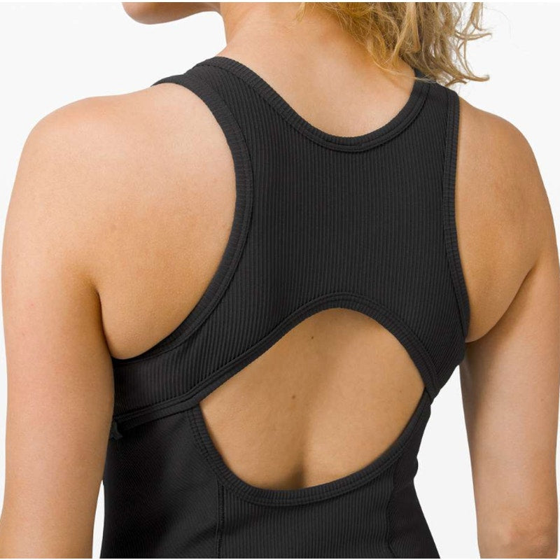 6659 LULULEMON Brunch and Back Dress Black in Sz 4 *LOVED