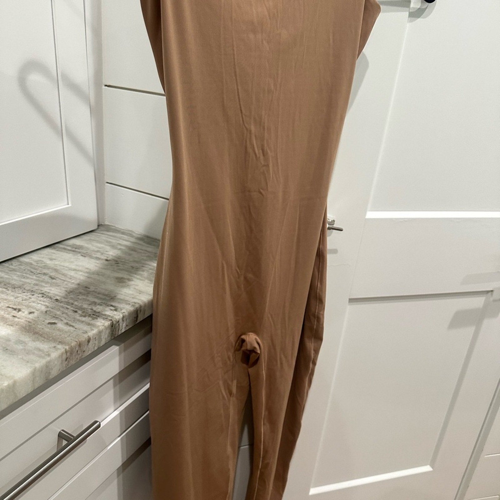(2400) SKIMS All-In-One One Shoulder Onesie Sz in 3X