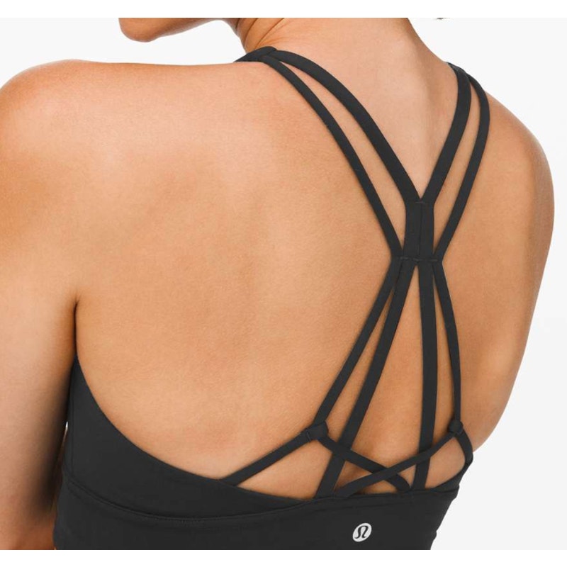 370 - Lululemon Ride and Reflect Bra Black Sz 10