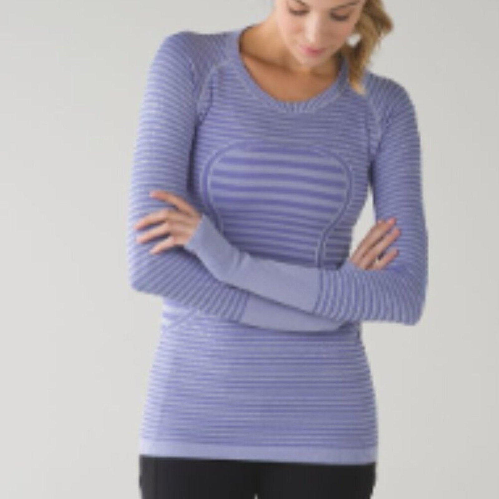 6050 - LULULEMON RUN: Swiftly Tech Long Sleeve Crew Sz 10 *RARE