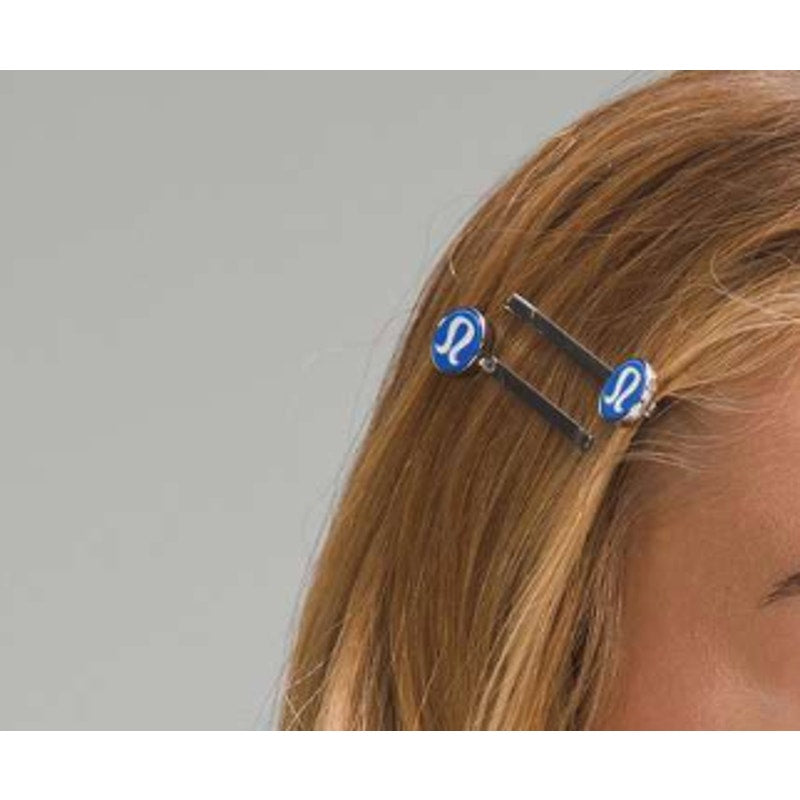 0222 LULULEMON Logo Bobby Pins *2 Pack Pipe Dream Blue