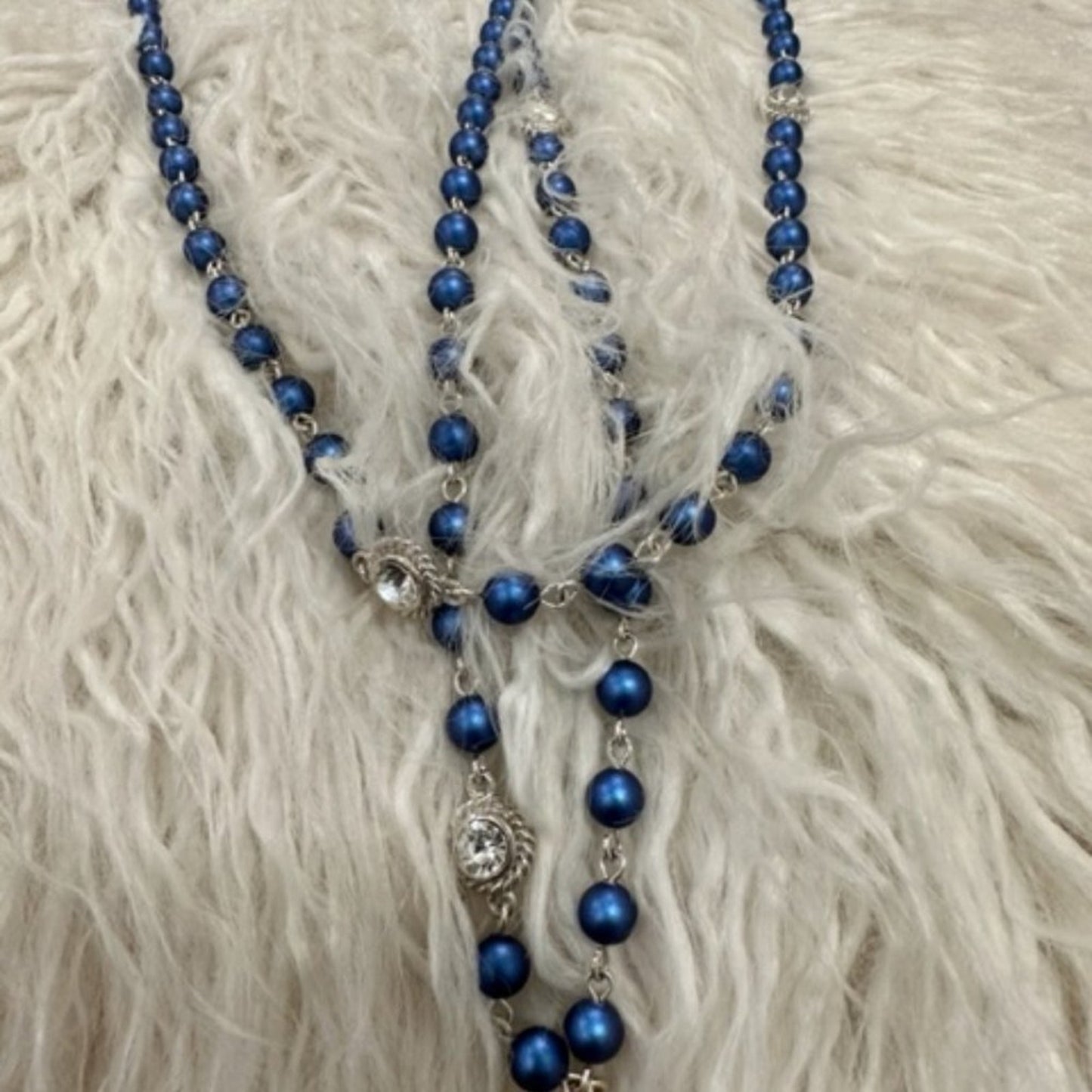 🆕  VSA - VIRGINS SAINTS & ANGELS LAPIS NECKLACE