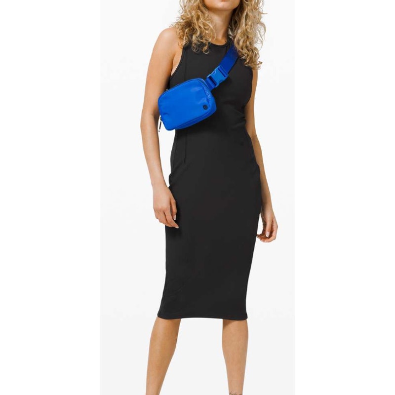 6659 LULULEMON Brunch and Back Dress Black in Sz 4 *LOVED