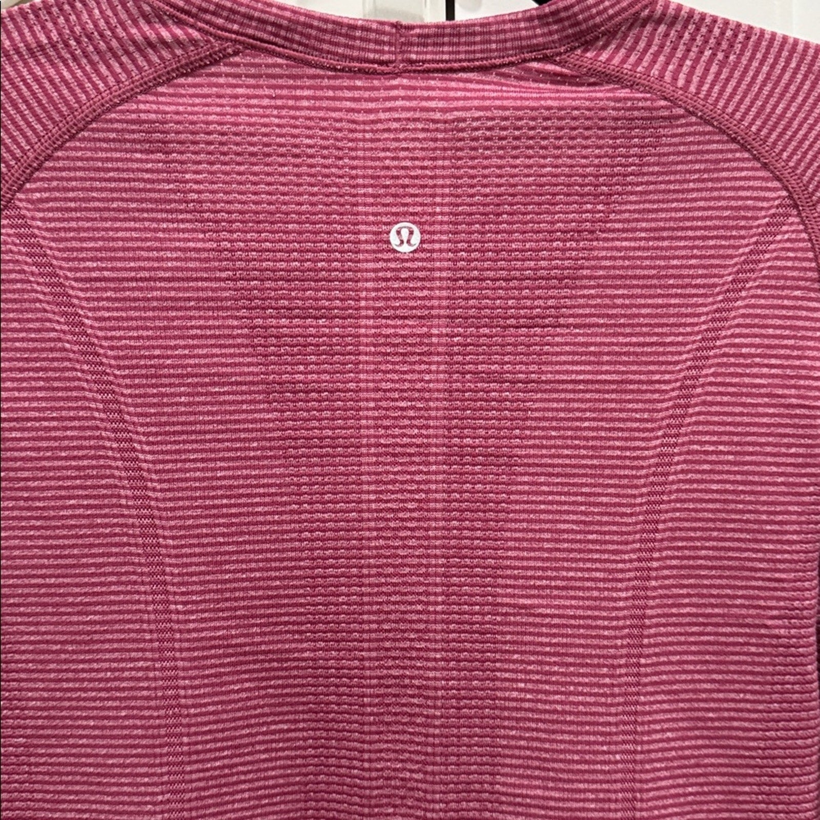 192 - Lululemon Swiftly Tech Long Sleeve Crew Heathered Rosewood sz 6
