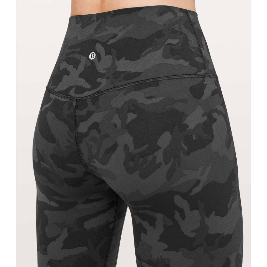 6781 LULULEMON Align Pant *Full Length 28" Incognito Camo Multi Grey Sz 6 *LOVED