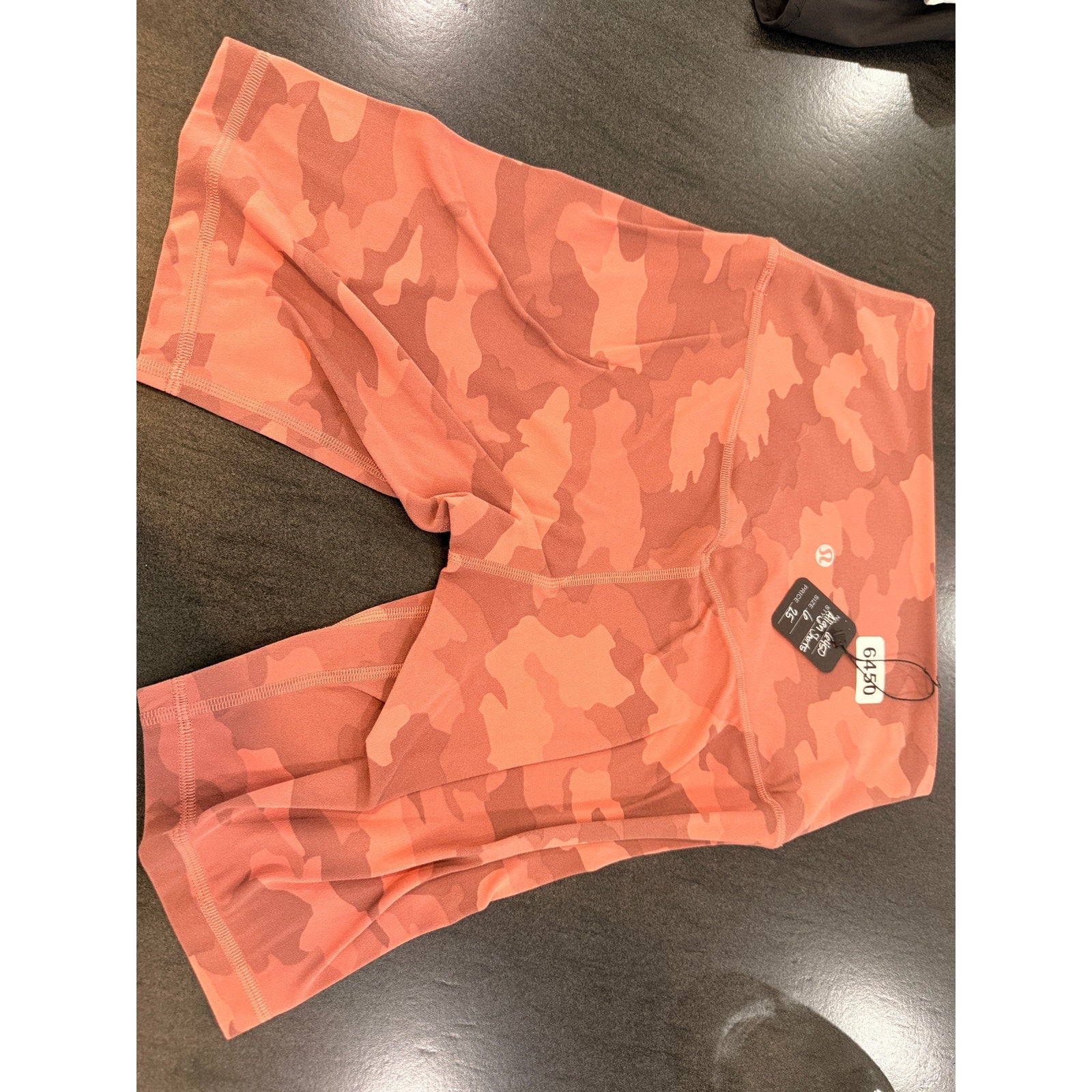6450 - Lululemon Align Short 8" Heritage 365 Camo Brier Rose in Sz 6