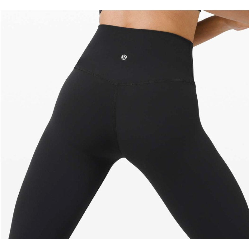 6458 LULULEMON Align Pant 28" Black sz 14 *LOVED **PILLING in GUSSET