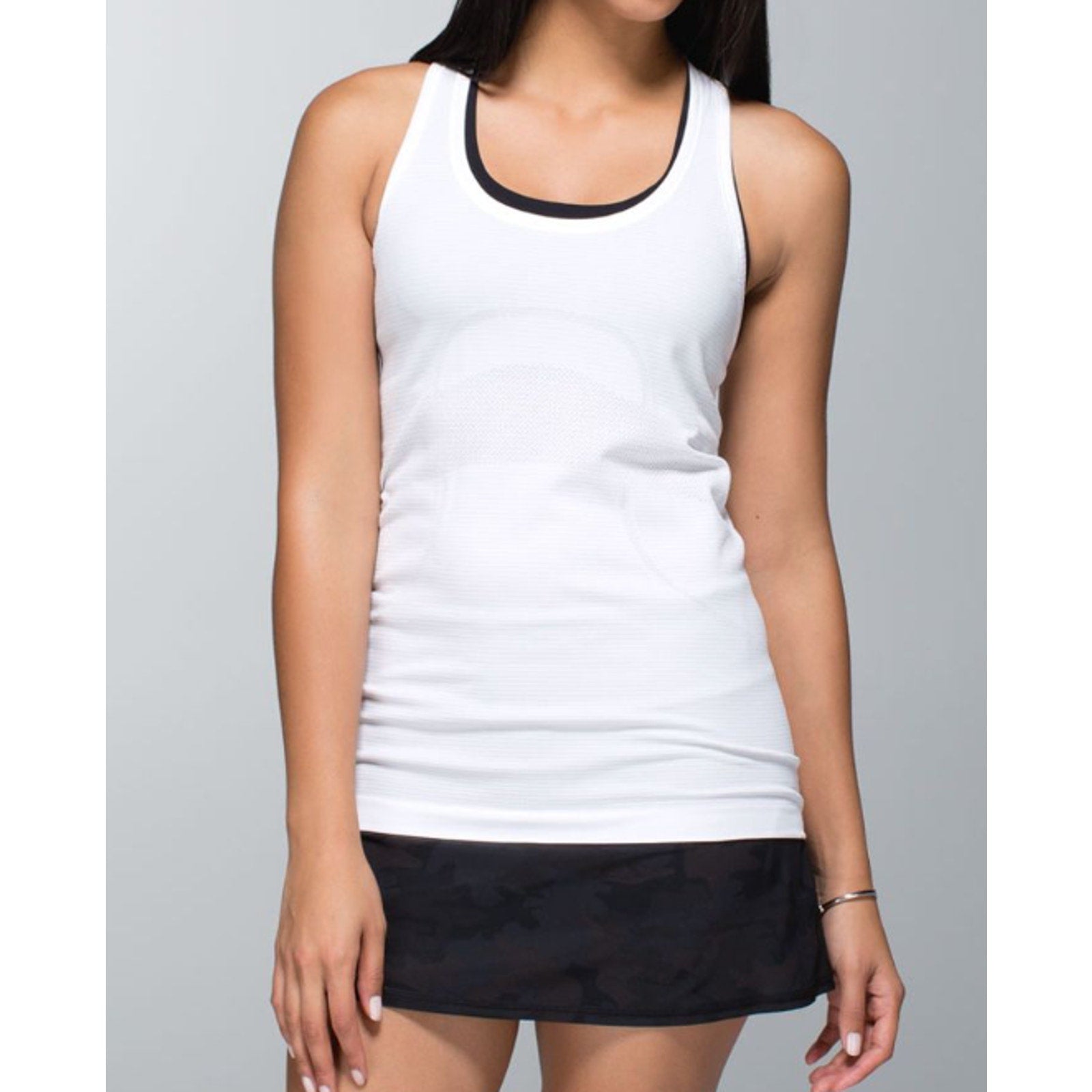 48 - Lululemon Run: Swiftly Tech Racerback SAN DIEGO in White in Sz 10 *RARE