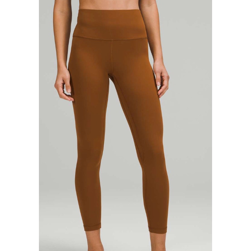 0303 Lululemon Align High-Rise Pant 25" Copper Brown Sz 4 *LOVED