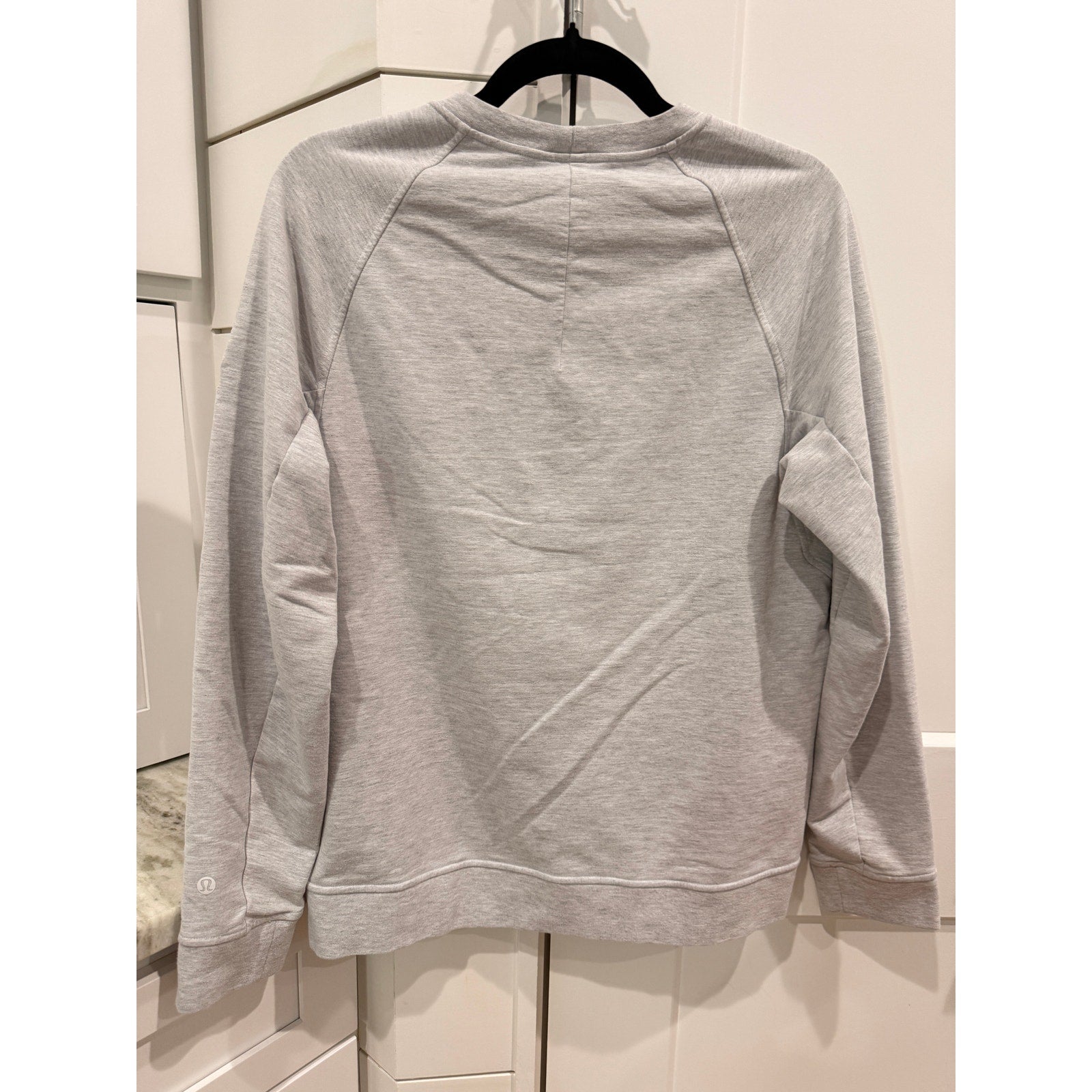 462- Lululemon x LA CLIPPERS City Sweat Crew Heathered  / Sea Salt Sz S