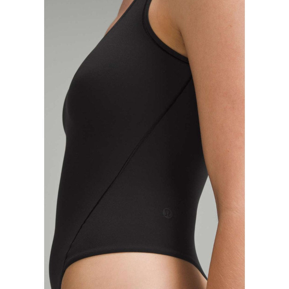 6961 Lululemon Wundermost Ultra-Soft Nulu Square-Neck Sleeveless Bodysuit Sz L