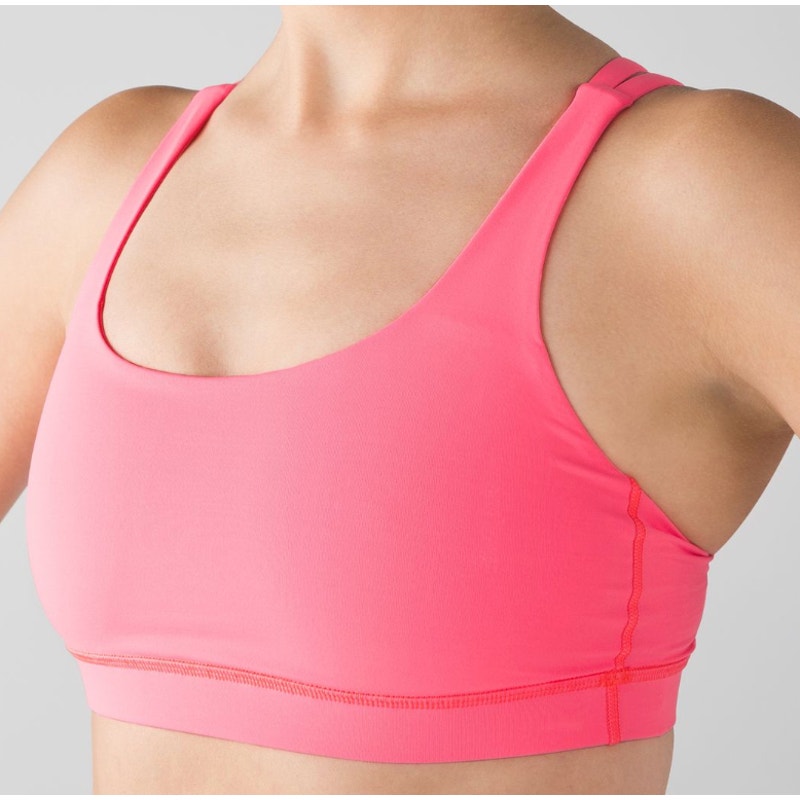 62 - Lululemon Energy Bra *Long Line White sz 10