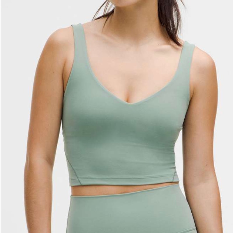 6876 NWT Lululemon Align Tank Top *Light Support, A/B Cup in Crater Blue $68 sz 0