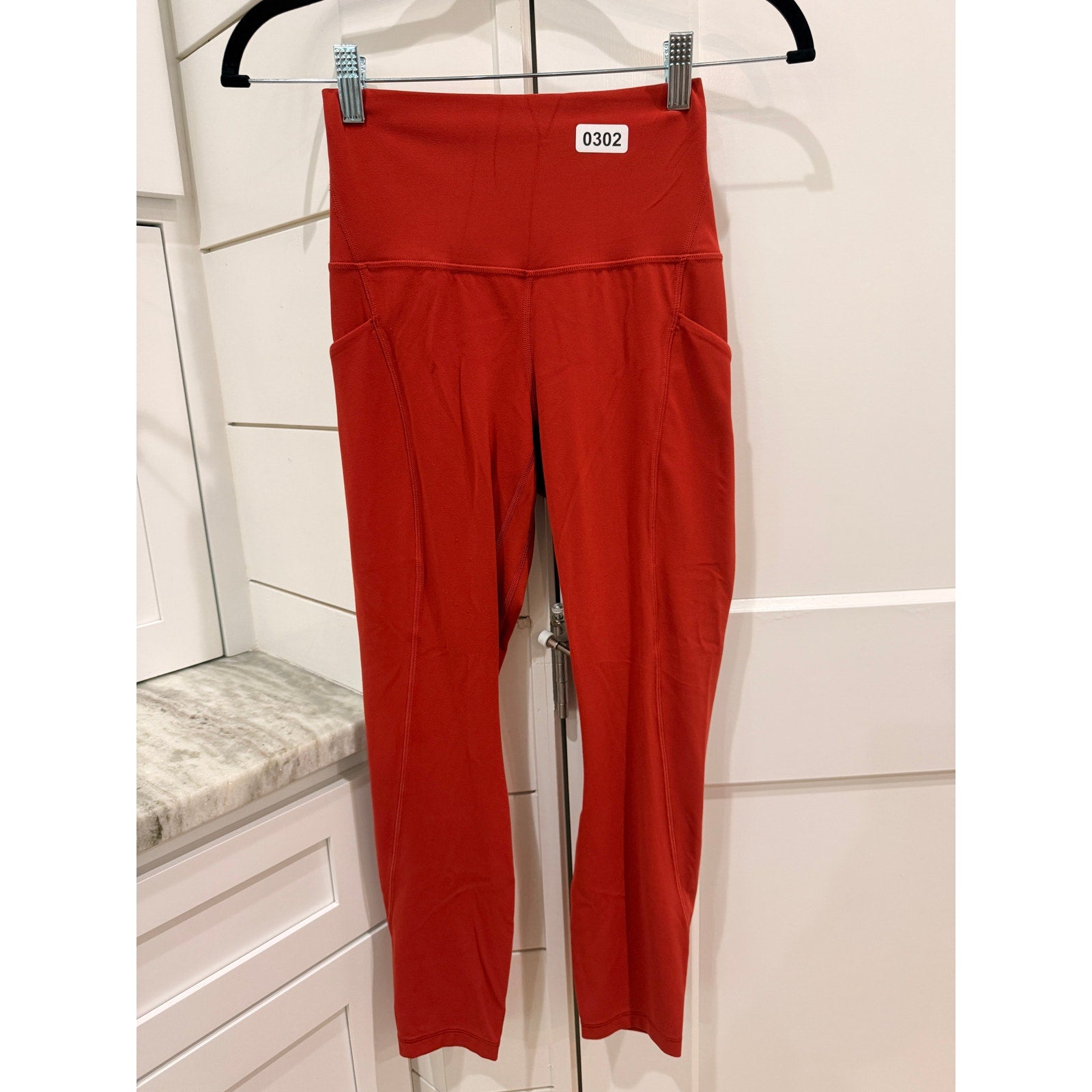 0302 Lululemon Align High-Rise Pant with Pockets 25" Cayenne Sz 4 *LOVED
