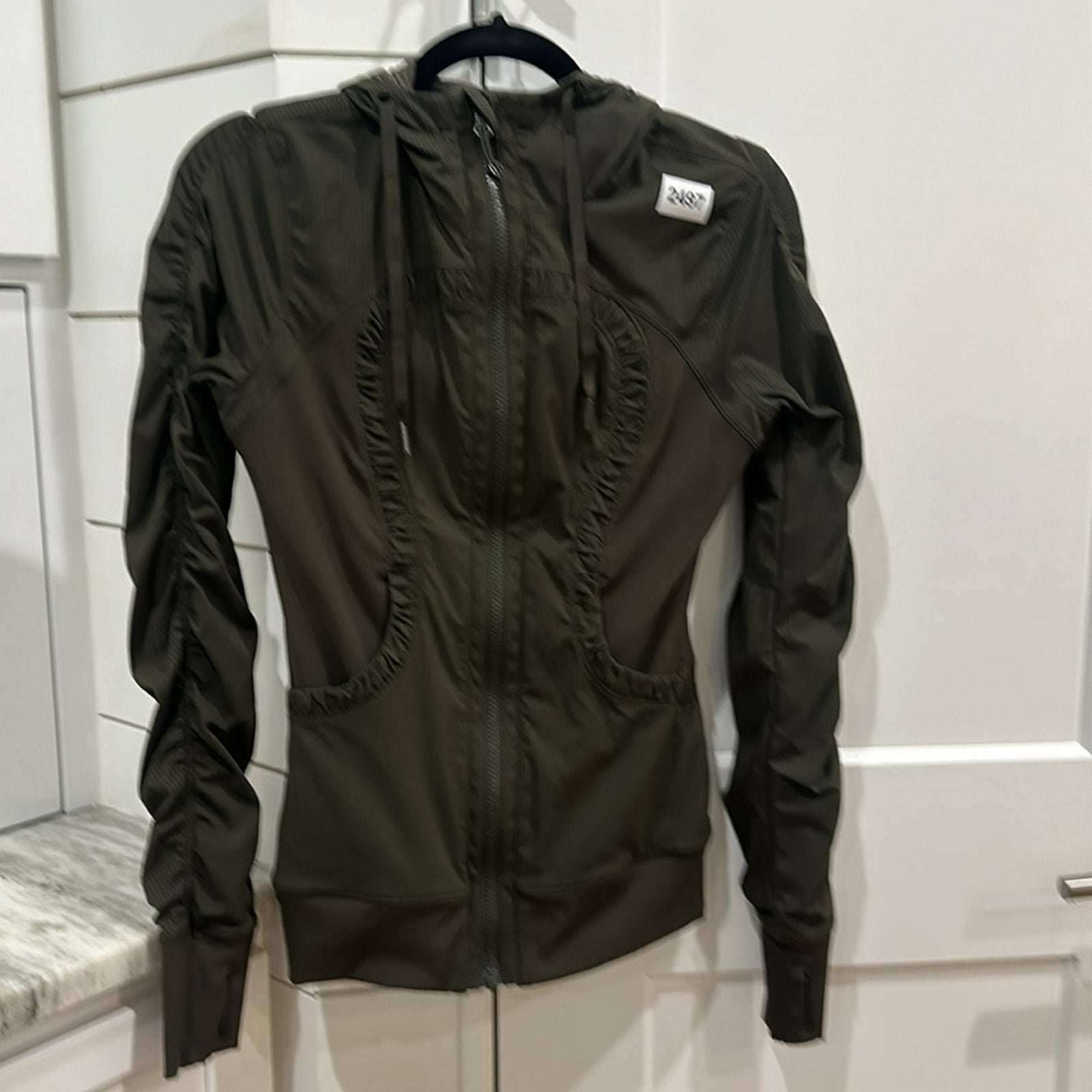 (2497) LULULEMON Dance Studio Jacket REVERSIBLE P2P=16.5" (10)