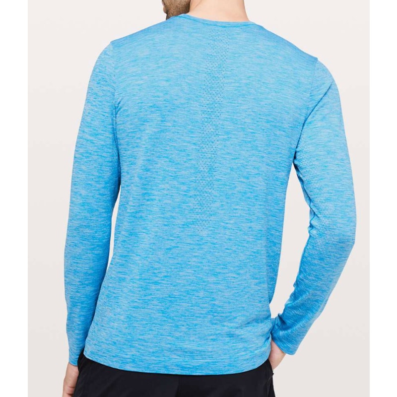 455 - Lululemon Metal Vent Tech Surge Long Sleeve Amalfi Blue in XL