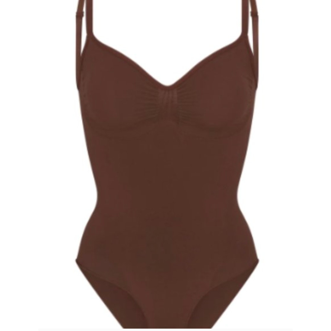 2267 SKIMS NWOT SEAMLESS SCULPT BRIEF BODYSUIT in COCOA in XXS/XS