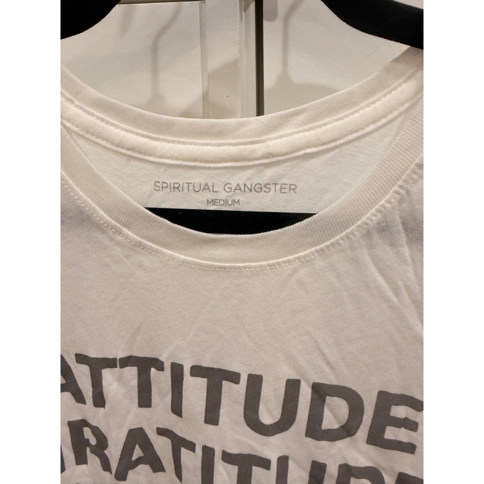 0265 NWT SPIRITUAL GANGSTER GRATTITUDE MUSCLE TANK in MEDIUM