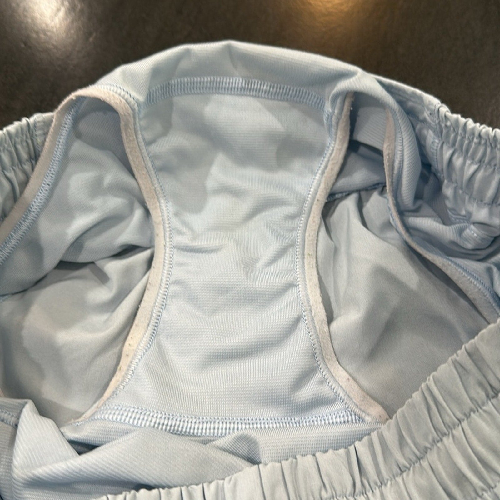 (6261) LULULEMON Hotty Hot High-Rise Lined Short 2.5" in Sz 6 *Loved *Blue linen