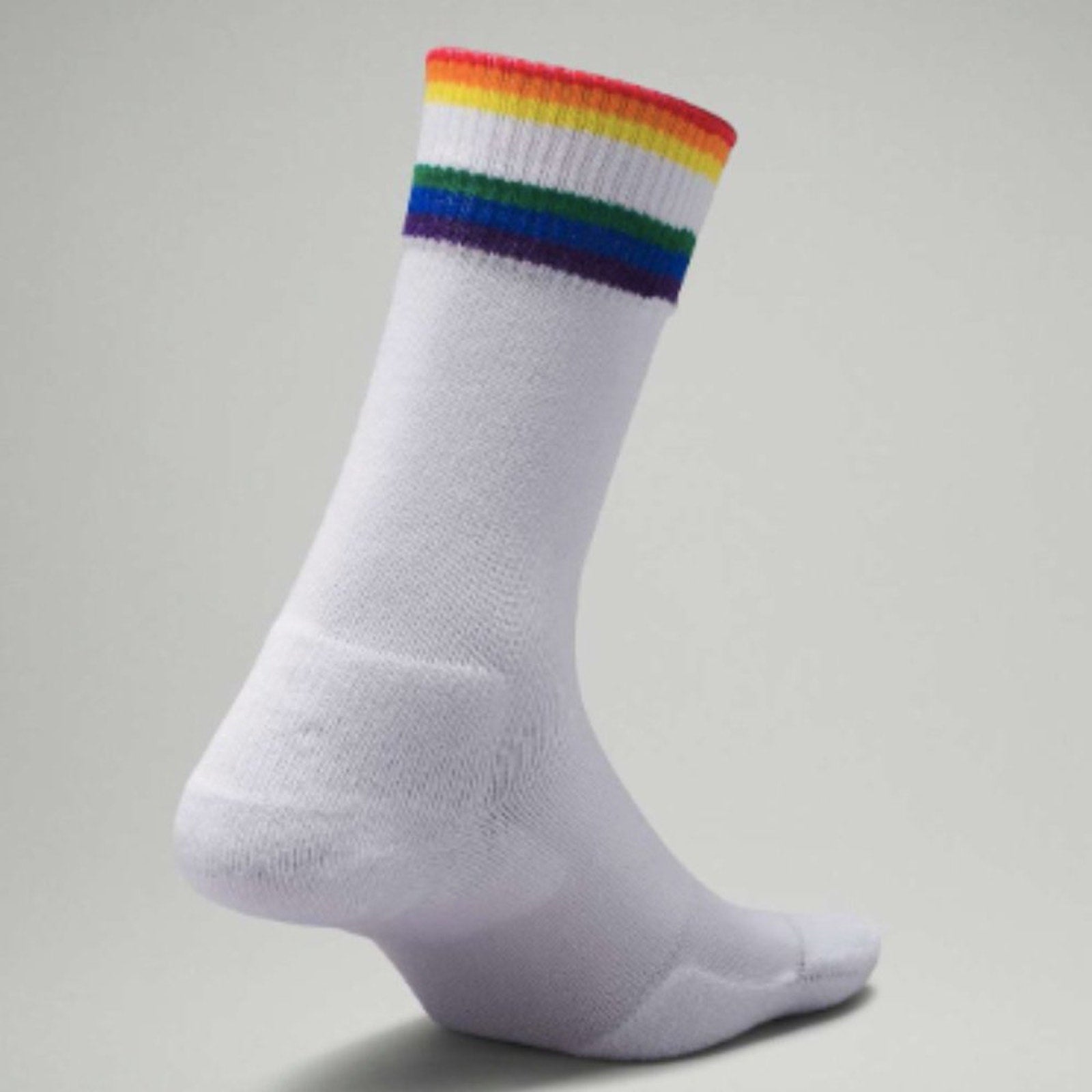 (2373) Lululemon Daily Stride Crew Sock *Rainbow lululemon (L)