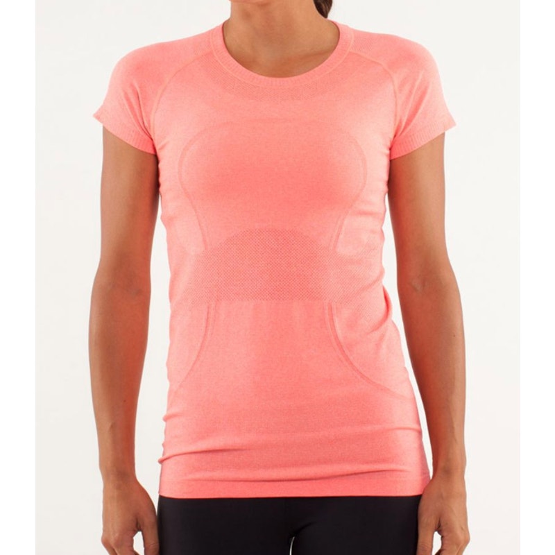 74 - LULULEMON Swiftly Tech Sht-Slve Shirt Hip Lngth in FLAREi Sz 4