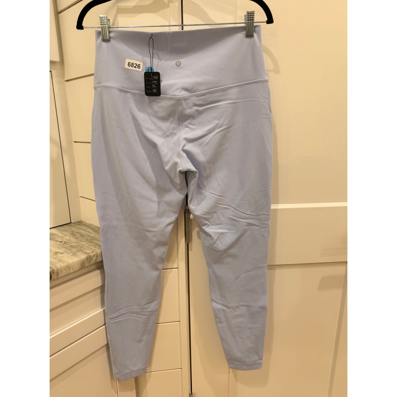 6826 LULULEMON Align High-Rise Pant 28" Blue Linen in Sz 12 *LOVED