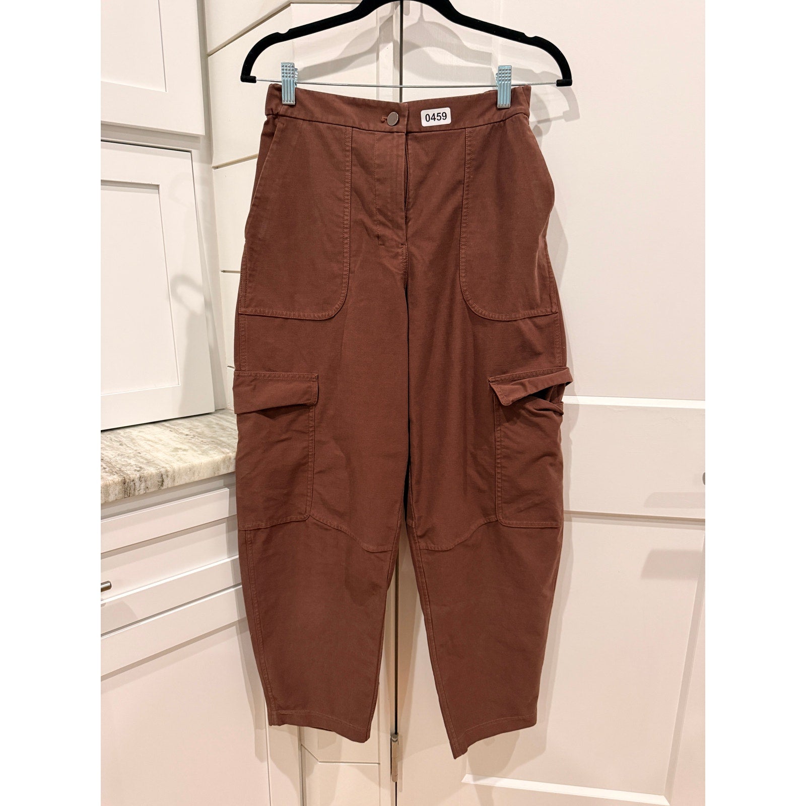 0459 Lululemon Light Utilitech Cargo Pocket High-Rise Pant Java Sz 27"