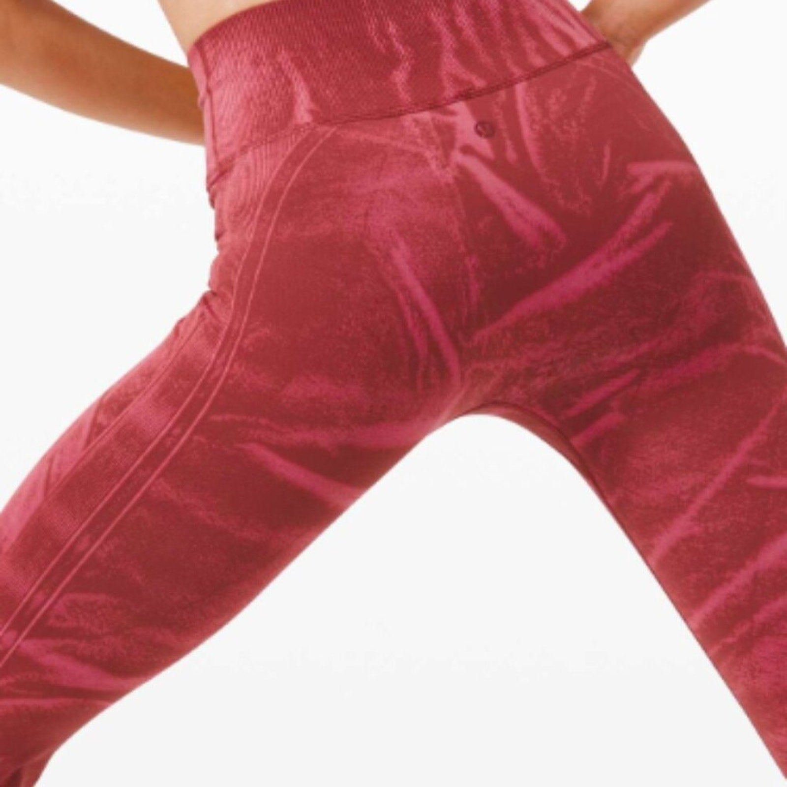 (6286) Lululemon Ebb to Street Tight *Wash Sz 6 in tone Wash Chianti