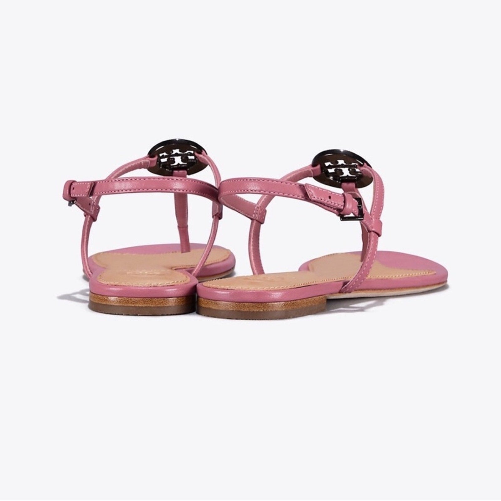 438 - NEW (no box) Tory Burch Pink Strappy Sandals size 7M