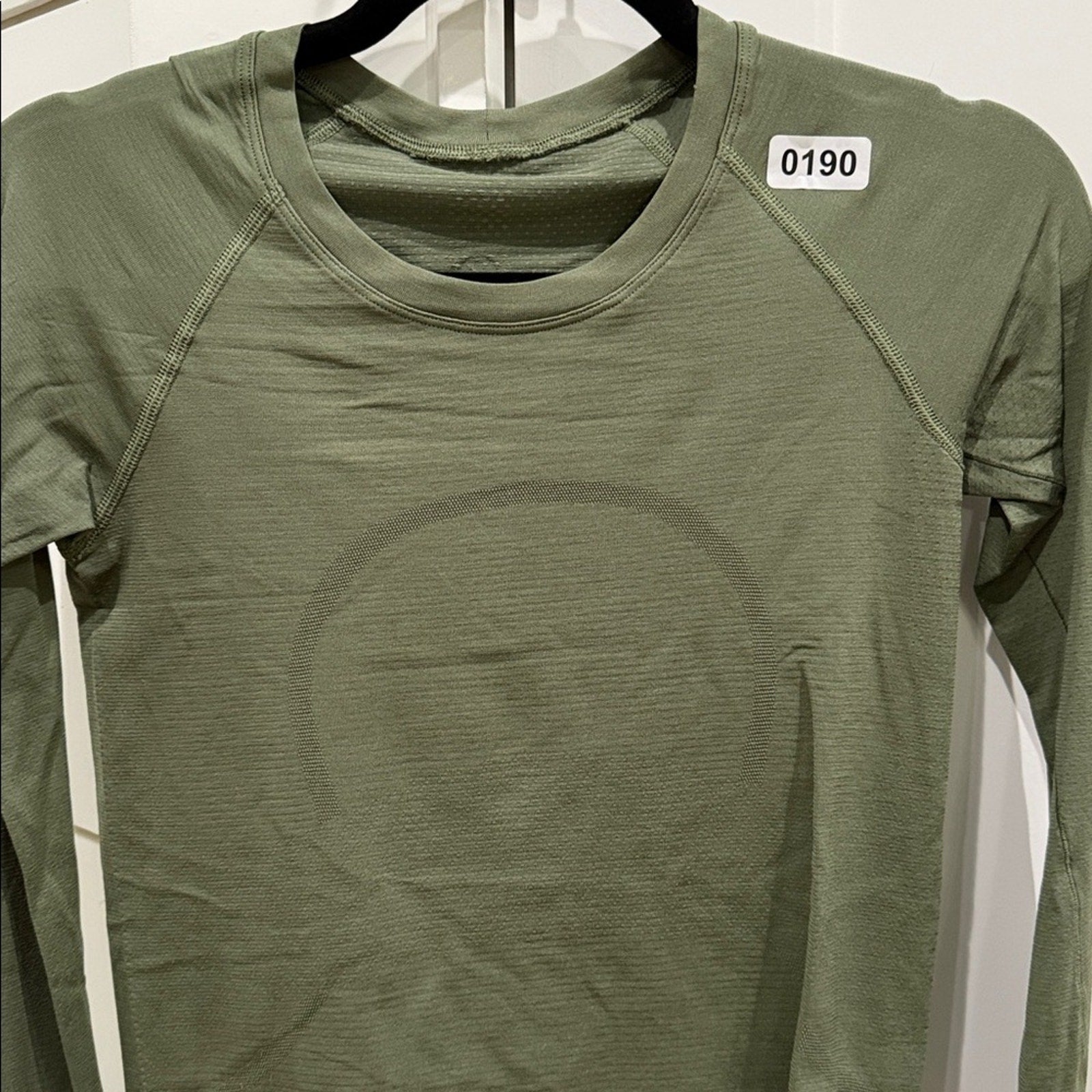 190 Lululemon Swiftly Tech Long Sleeve Shirt 2.0 *Race Length Green Twill 4