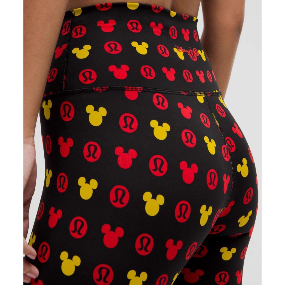 6393 Disney x Lululemon *Wunder Train HighR Tight 25" Disney Classc Multi sz 10