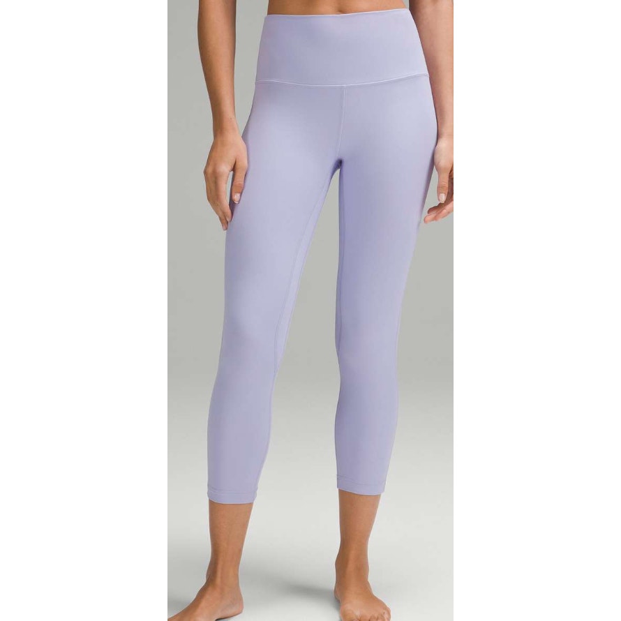 6729 LULULEMON Align High-Rise Crop 23" Lilac Smoke Sz 14 *LOVED