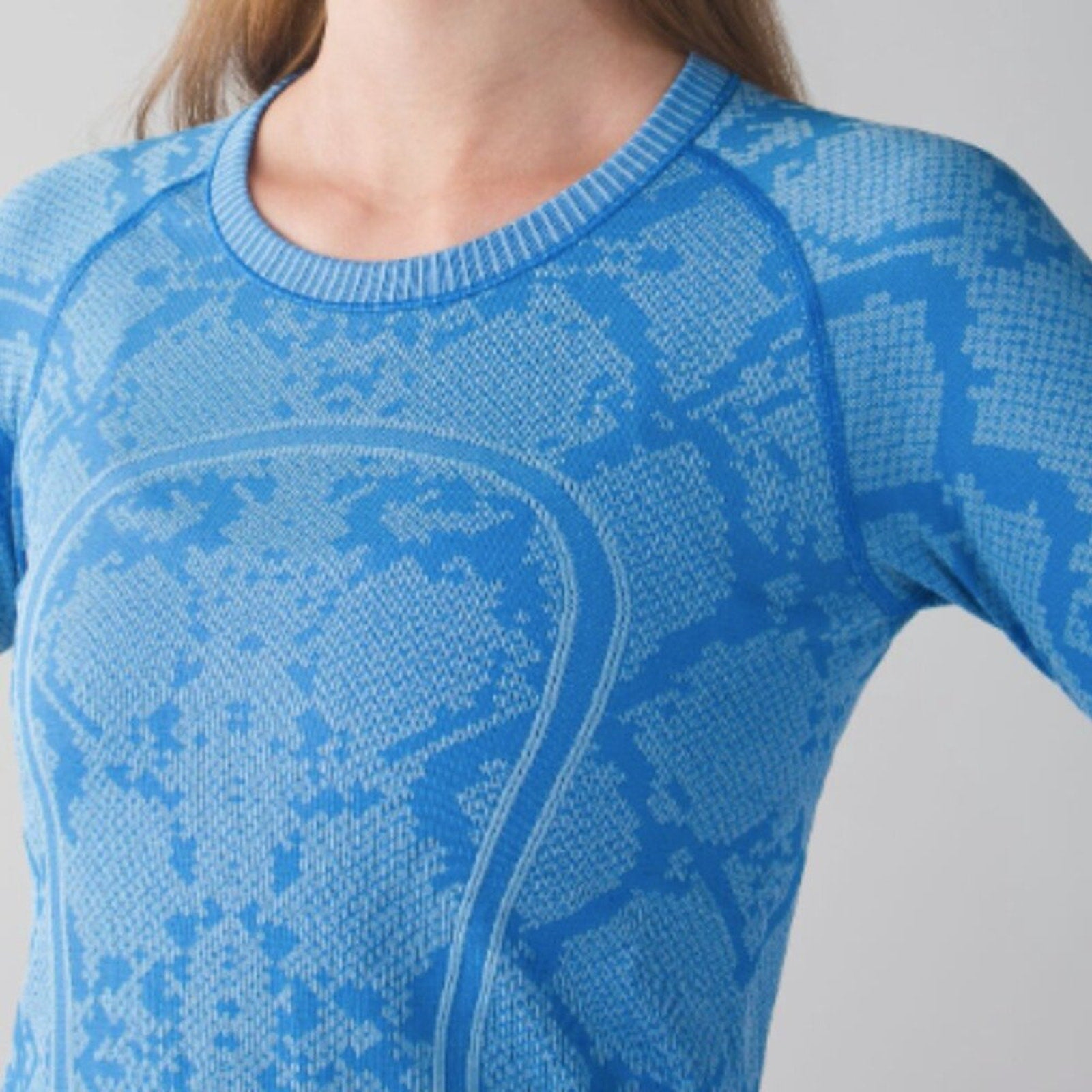 (6121)  🍋 LULULEMON RUN: Swiftly Tech Long Sleeve Crew Sz 8 EUC *RARE