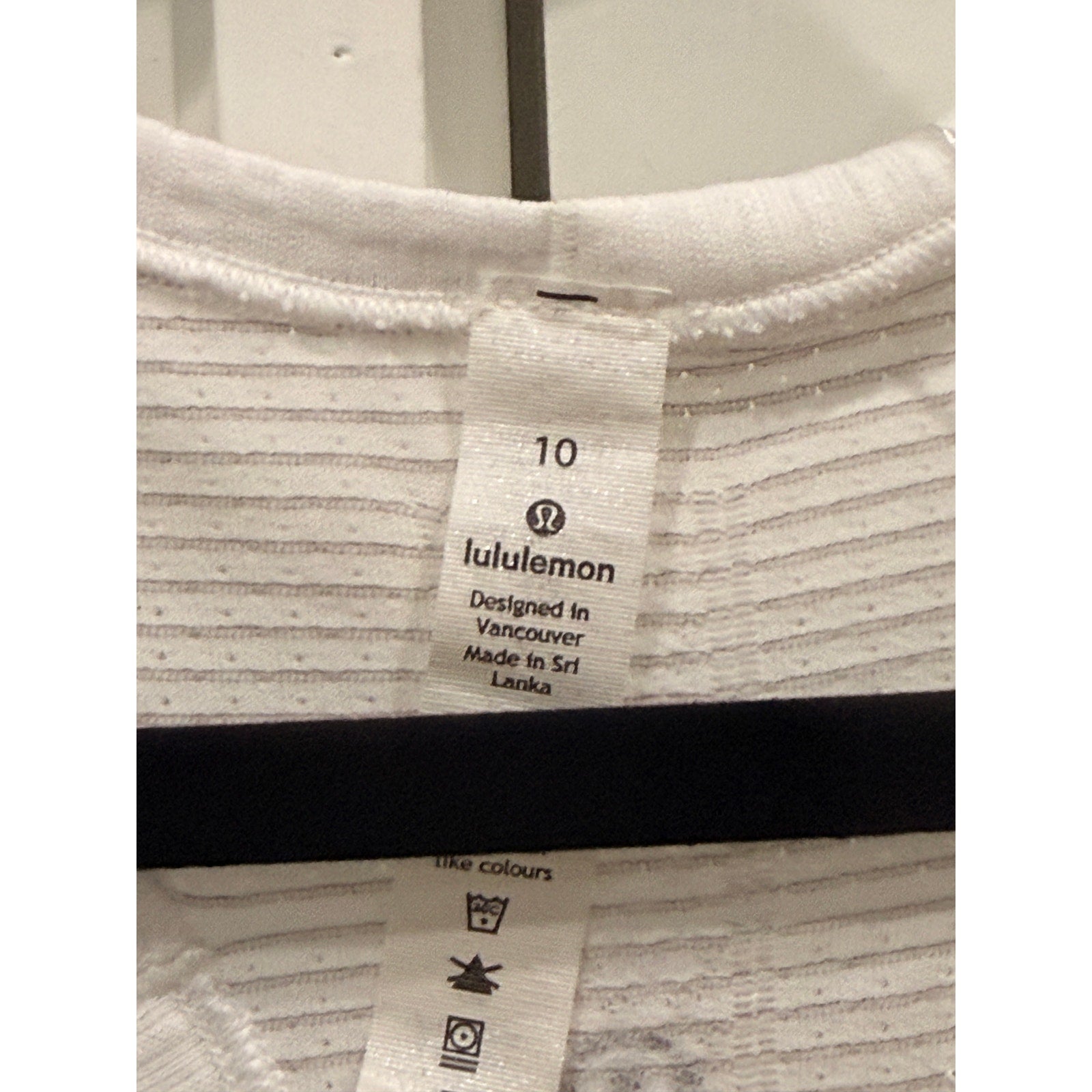 48 - Lululemon Run: Swiftly Tech Racerback SAN DIEGO in White in Sz 10 *RARE