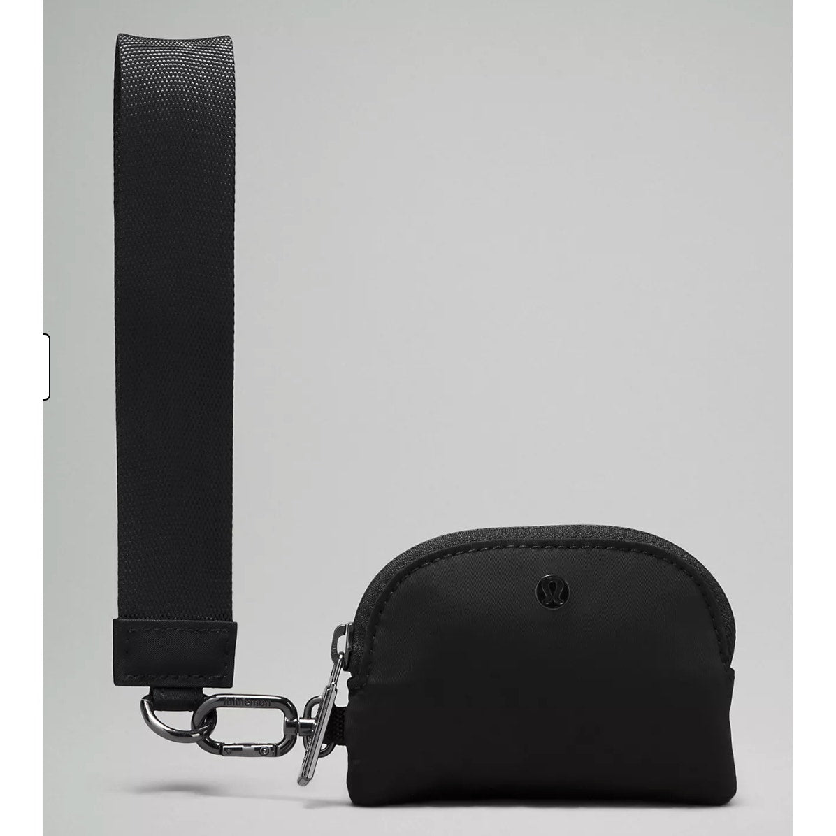 0268  NWT LULULEMON Dual Pouch Wristlet in BLACK/BLACK