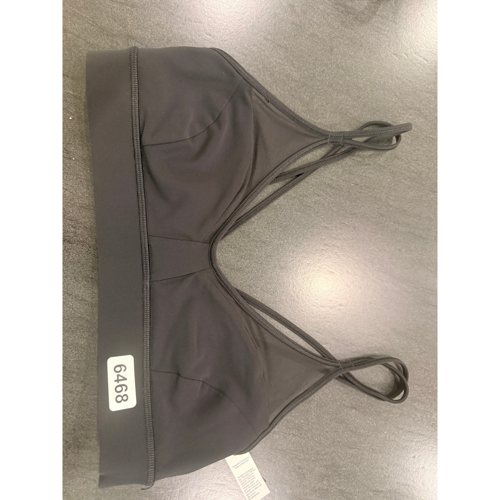 6468 -  Lululemon Anew Bra Black in Sz 8